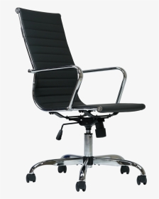 Eames Inspired Black Office Desk Chair - Chair Desk Png Black, Transparent Png, Transparent PNG