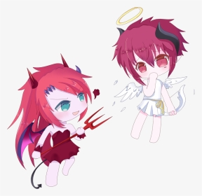Angel And Devil Cupid, HD Png Download, Transparent PNG