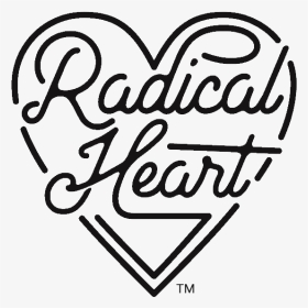 Radical Heart Blk - Heart, HD Png Download, Transparent PNG