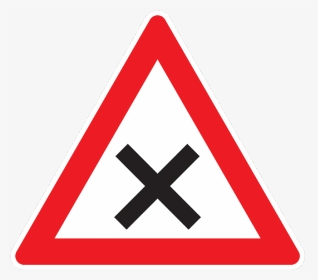 T Junction Traffic Sign, HD Png Download, Transparent PNG