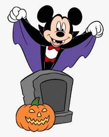 Halloween Disney Gif Clipart Clip Art Stock Disney - Mickey Mouse Halloween Coloring Pages, HD Png Download, Transparent PNG