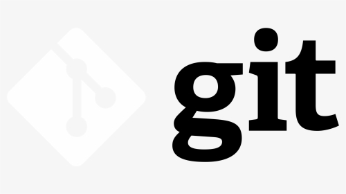 Git Logo Black And White - Graphic Design, HD Png Download, Transparent PNG