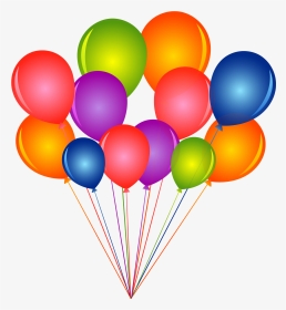 Balloon Clip Art - Bunch Of Balloons Clipart, HD Png Download, Transparent PNG