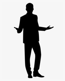 Silhouette Stock Photography - Cartoon Silhouette Man, HD Png Download, Transparent PNG