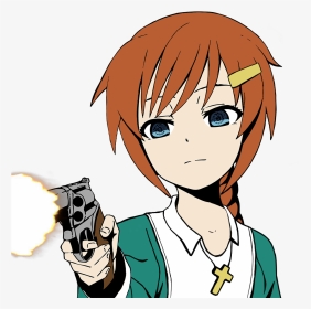 Gun To Head Anime, HD Png Download, Transparent PNG