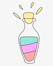 Magical Potion Fantasy Unicorn Pastel Ftestickers Carto, HD Png Download, Transparent PNG