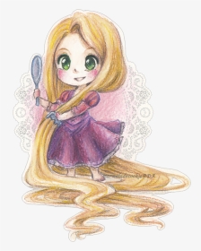 Baby Princess Rapunzel Drawing, HD Png Download, Transparent PNG