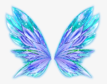 Blue Fairy Wings Png, Transparent Png, Transparent PNG