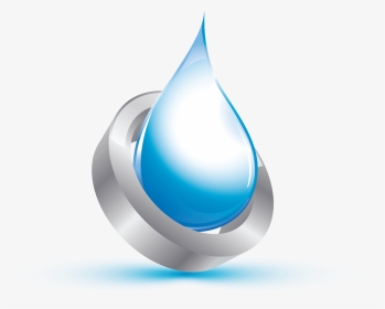 Water Drop Logo Png - Ro Water Purifier Hd Logo, Transparent Png, Transparent PNG