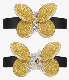 Graff Princess Butterfly White Gold & Yellow Diamonds - Graff, HD Png Download, Transparent PNG