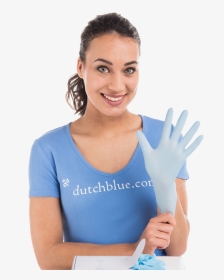Nurse Stretching Latex Glove, HD Png Download, Transparent PNG