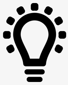 Lightbulb Interface Symbol - No Calls Just Texts, HD Png Download, Transparent PNG