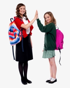 Young Girl Student Png Image - Student Pic Hd Png, Transparent Png, Transparent PNG