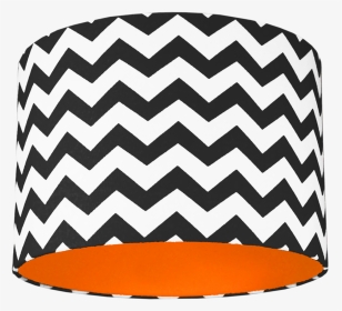 Zigzag Shade With Choice Of Coloured Lining - Black And White Light Shade, HD Png Download, Transparent PNG