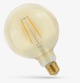 Spectrumled Filament Retro Gold E27 Globe - Incandescent Light Bulb, HD Png Download, Transparent PNG