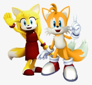 Miles Tails Prower And Zooey The Fox Together - Wave The Swallow Miles Tails, HD Png Download, Transparent PNG