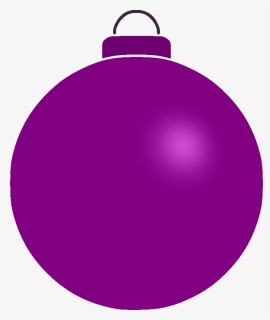 Pink,christmas Ornament,purple - Clipart Christmas Bauble, HD Png Download, Transparent PNG