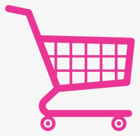 Pink Shopping Cart Icon - Red Shopping Cart Logo, HD Png Download, Transparent PNG