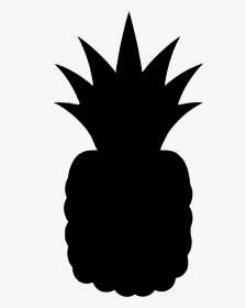 Outline Pineapple Black And White, HD Png Download, Transparent PNG