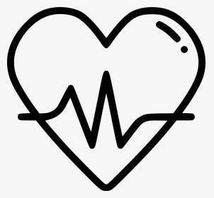 Heart Activity Fitness Passion Love Health - Heart With Beat Icon, HD Png Download, Transparent PNG