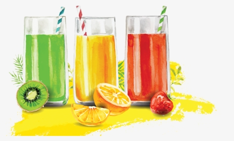 Fruit Juice Watercolor Png, Transparent Png, Transparent PNG