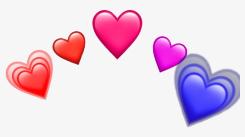#freetoedit #heart #crown #purplecrown #blue #redcrown - Heart, HD Png Download, Transparent PNG
