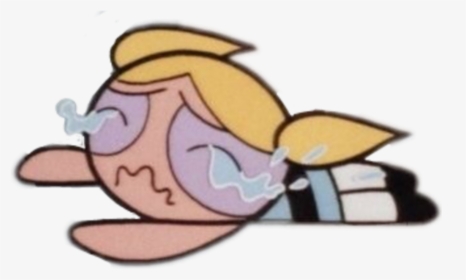 #pink #aesthetic #powerpuffgirls #bubbles #anime - Sad Aesthetic Sticker, HD Png Download, Transparent PNG