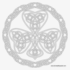 Transparent Ireland Clipart - Free Celtic Coloring Page, HD Png Download, Transparent PNG