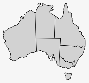 Australia Map States Vector, HD Png Download, Transparent PNG