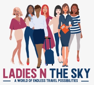 Ladies N The Sky - Poster, HD Png Download, Transparent PNG