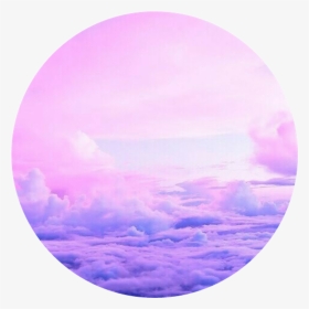 Transparent Pink Clouds Clipart - Aesthetic Circle Clouds, HD Png Download, Transparent PNG