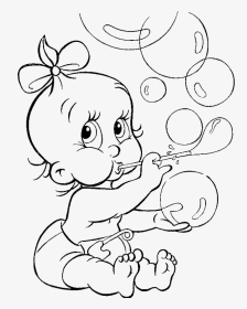 Baby Coloring Pages, HD Png Download, Transparent PNG