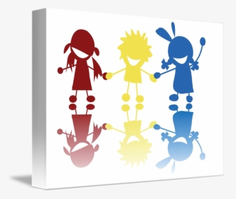 Silhouette Stock Photography Drawing - Children, HD Png Download, Transparent PNG