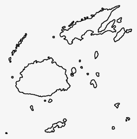 Blank Map Of Fiji, HD Png Download, Transparent PNG