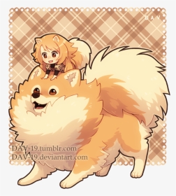 Chibi Cute Anime Dogs, HD Png Download, Transparent PNG