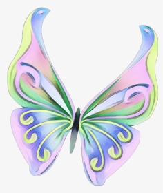 #butterfly #wings #pink #purple Fairy - Butterfly, HD Png Download, Transparent PNG