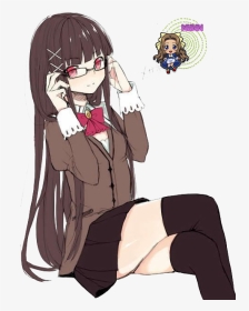 Nerd Anime Girl Hair, HD Png Download, Transparent PNG