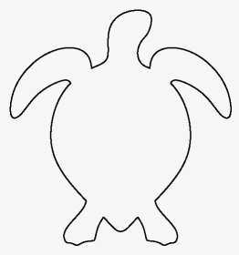 Sea Turtle Template, HD Png Download, Transparent PNG
