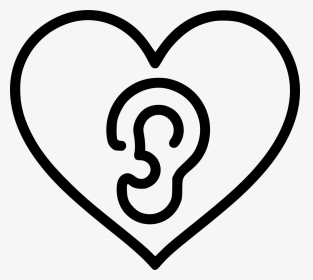 Love Heart Sound Ears Promises Loving - Heart, HD Png Download, Transparent PNG