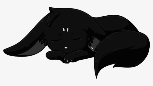 Anime Black Wolf Pup, HD Png Download, Transparent PNG