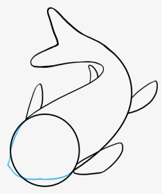 How To Draw Koi Fish - Koi Fish Easy Drawing, HD Png Download, Transparent PNG