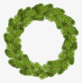 Christmas Pine Wreath Png Clip Art, Transparent Png, Transparent PNG