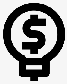 Lightbulb Cash - Profit Company Icon, HD Png Download, Transparent PNG