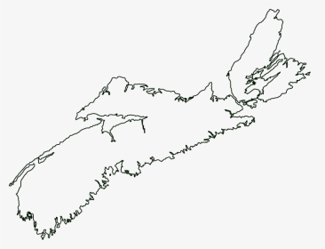 Nova Scotia - Nova Scotia Map Outline, HD Png Download, Transparent PNG
