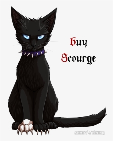 Warrior Cat Art Black Cat, HD Png Download, Transparent PNG