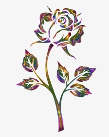 Plant,flora,leaf - Rose Svg, HD Png Download, Transparent PNG