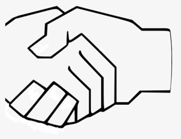 Draw A Hand Shake, HD Png Download, Transparent PNG