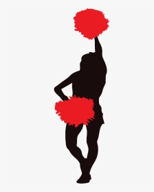 Cheerleader Red Clipart Image - Illustration, HD Png Download, Transparent PNG