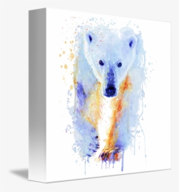 Polar Bear Watercolor, HD Png Download, Transparent PNG