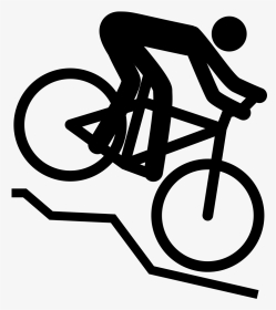 Mountain Biking Icon Png, Transparent Png, Transparent PNG